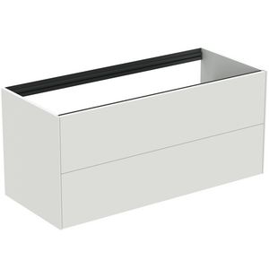 Conca wastafelmeubel 120x50x55cm 2 laden zonder afdekblad matt white
