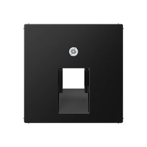 Centraalplaat UAE/IAE 1-voudig opbouw mat grafiet zwart IP2X