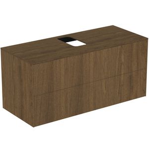 Wastafelmeubel Conca 1200x500x550mm 2 la dk walnut extra