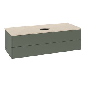 Wastafelonderkast Antao 1200x360x500mm L.Green Matt Lacquer K21013HL