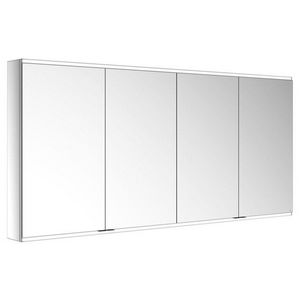 Spiegelkast/verlicht Voorbouw/2wcd/2usb/2000x900x160mm zilv