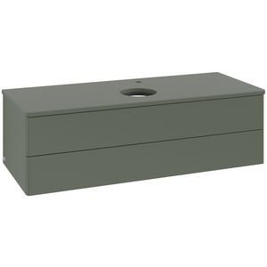 Wastafelonderkast Antao 1200x360x500mm L.Green Matt Lacquer K21050HL