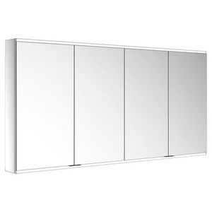 Spiegelkast/verlicht Voorbouw/2wcd/2usb/1900x900x120mm zilv