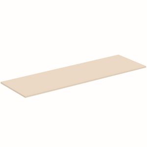 Afdekblad hout I.LIFE-B zonder uitsnijding 1604x505x18mm mat zandbeige