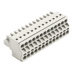 2-draads FE steker 2,5mm² li.grijs 721-2113/026-000 VVE=25