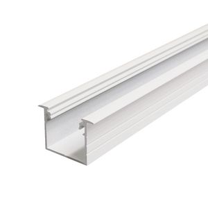 Zak a 2m. Profiel voor ledstrips 20 inbouw Wit