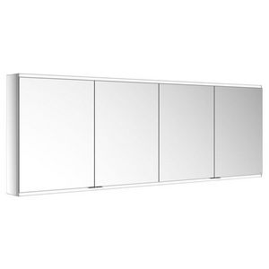 Spiegelkast/verlicht Voorbouw/2wcd/2usb/2100x700x160mm zilv