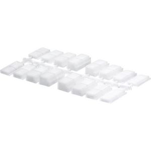 afstandsstuk-set 4 kunststof/natuur