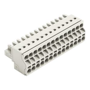 2-draads FE steker 2,5mm² li.grijs 721-2114/026-000 VVE=25