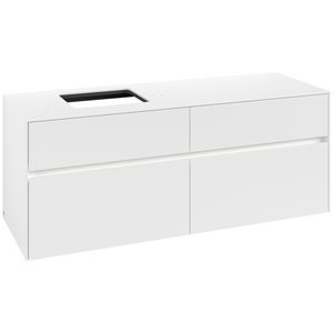 Wastafelonderkast Collaro 1400x548x500mm Wh.Matt C132B0MS