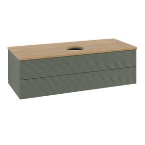 Wastafelonderkast Antao 1200x360x500mm L.Green Matt Lacquer K21111HL