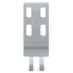 Trekontlastingsplaat female/male stekers 1-delig gri VVE=25