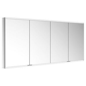 Spiegelkast/verlicht Voorbouw/2wcd/2usb/2100x900x120mm zilv