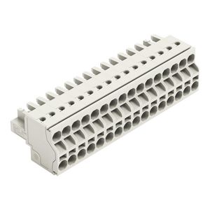 2-draads FE steker 2,5mm² li.grijs 721-2116/026-000 VVE=25