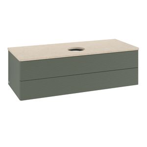 Wastafelonderkast Antao 1200x360x500mm L.Green Matt Lacquer K21113HL