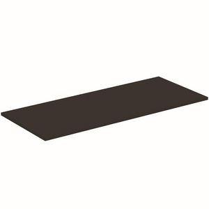 Afdekblad hout I.LIFE-B zonder uitsnijding 1204x505x18mm mat carbon grijs