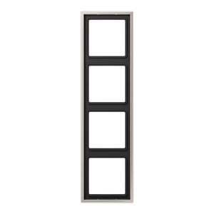 Afdekraam edelstaal 4-voudig LS