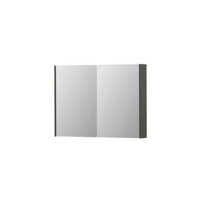 INK SPK2 Spiegelkast 2 dr Mat beton groen 100x73