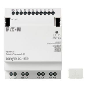 Easy E4, I/O-uitbreiding, 24V DC, 24V AC, 8DI, 8DQ transisto