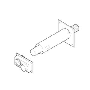 Geveldoorvoerset 80/80 naar 60/100 tbv Avanta VVE=10