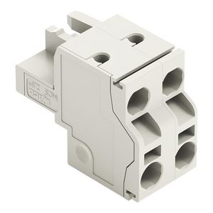 2-draads FE steker 2,5mm² li.grijs 721-2202/026-000 VVE=100