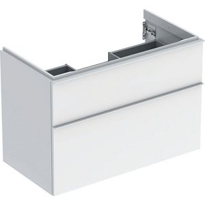 iCon wastafel onderkast twee laden 90cm wit/wit