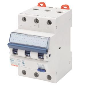 AARDLEKAUTOMAAT 3P B-KAR 10A 300mA TYPE-A 6KA 3 MODULE MDC60