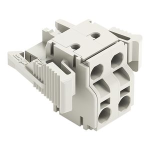 2-draads FE steker 2,5mm² li.grijs 721-2202/037-000 VVE=50