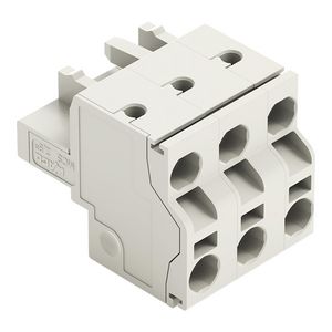 2-draads FE steker 2,5mm² li.grijs 721-2203/026-000 VVE=100