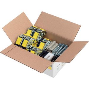 Compleet Pakket 1 qm staal/verzinkt