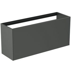 Conca wastafelmeubel 120x37x55cm 1 lade zonder afdekblad mat antraciet