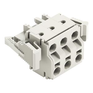 2-draads FE steker 2,5mm² li.grijs 721-2203/037-000 VVE=50