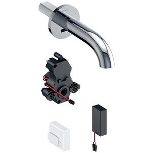 Piave wastafelkraan 170mm chroom wandmodel 6V zonder mengunit