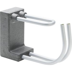 Cv Onderblok 16x250 kunststof/blank