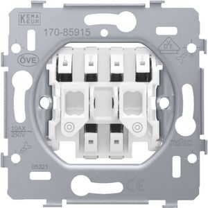 Sokkel rolluikdrukknop elektr. gescheiden 10A/250Vac