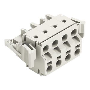 2-draads FE steker 2,5mm² li.grijs 721-2204/037-000 VVE=50
