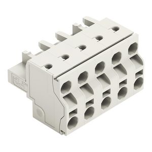 2-draads FE steker 2,5mm² li.grijs 721-2205/026-000 VVE=50