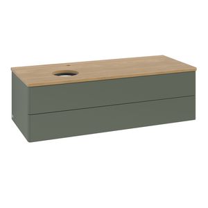 Wastafelonderkast Antao 1200x360x500mm L.Green Matt Lacquer K22051HL