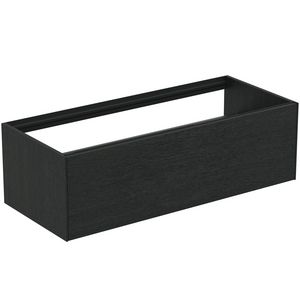 Conca wastafelmeubel 120x50x37cm 1 lade zonder afdekblad smoked oak