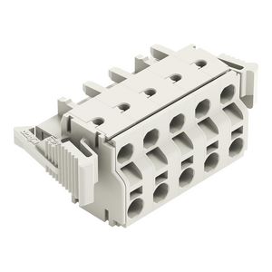 2-draads FE steker 2,5mm² li.grijs 721-2205/037-000 VVE=50