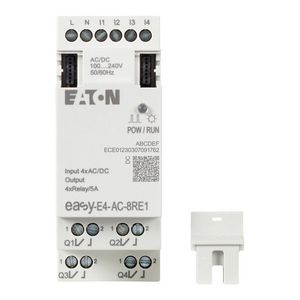 Easy E4 I/O-uitbreiding 100-240V AC 110-220V DC 4DI 4DQ rel