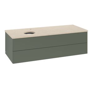 Wastafelonderkast Antao 1200x360x500mm L.Green Matt Lacquer K22053HL