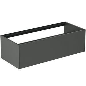 Conca wastafelmeubel 120x50x37cm 1 lade zonder afdekblad mat antraciet