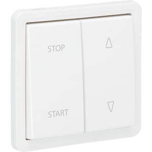 Spuitwaterdichte rolluikschakelaar 10AX/250Vac schroef wit