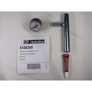 Manometer incl. T-stuk