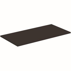 Afdekblad hout I.LIFE-B zonder uitsnijding 1002x505x18mm mat carbon grijs