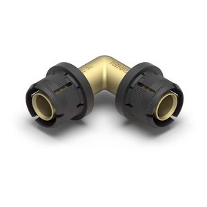 Kniekoppeling 90° 16x16mm schuif FASTLOC LX