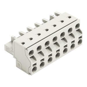 2-draads FE steker 2,5mm² li.grijs 721-2207/026-000 VVE=50
