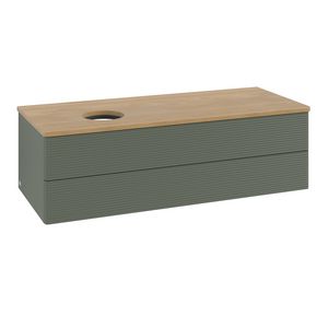Wastafelonderkast Antao 1200x360x500mm L.Green Matt Lacquer K22111HL