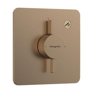 DuoTurn Q afbouwdeel tbv inbouwkraan voor 1 functie Brushed Bronze